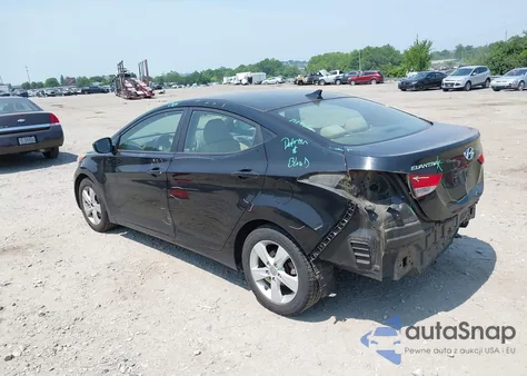 2012 Hyundai Elantra Gls (Ulsan Plant) from USA, damaged, VIN KMHDH4AE6CU318189